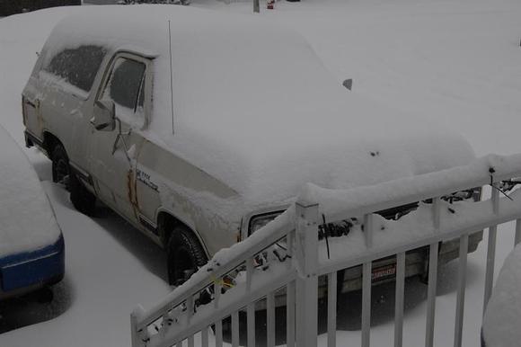 ramcharger in snow