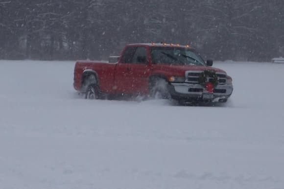 Messing around in the foot of snow we got
(Winter '08)