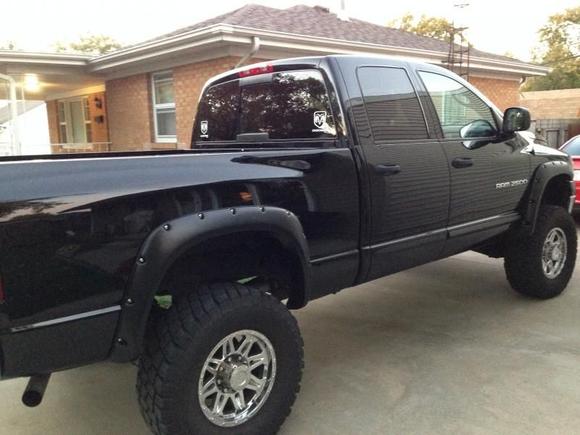 05 Dodge Ram 5.7 Hemi - Added Bushwacker Fender Flares, Removed the Side Steps due to brackets rusting off.