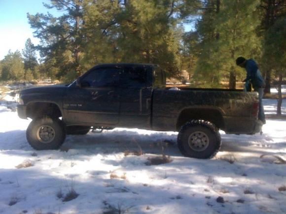 A little playin in the snow....:)