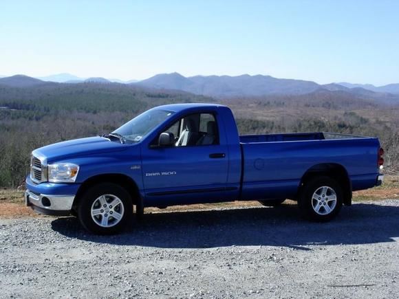 This is part of the view from my lot that I purchased in the NC mountains.