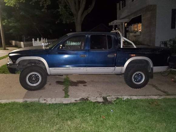Ditched the topper & went with a fiberglass tonneau cover. Had a roll bar that I really liked the look of, but it would work with the cover. So more modifications & customizing come