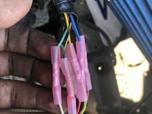 *BEST PIC I TOOK BEFORE I WENT AND SOLDER AND HEAT WRAPPED THE WIRES 