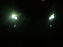 Dark Filter on camera to see all lights on except Fog Light