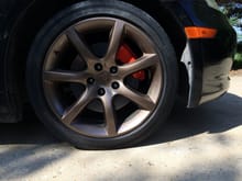 New rim/brake caliper paint