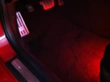new red floor lights