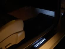 Passenger Footwell Ambients &amp; Illuminated Kick Plates