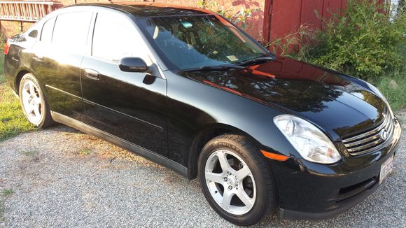 My bone stock 2003 G35 w/Sport package, 127,571. Followed this lovely lady as it traveled with an Admiral transferred from Japan to Hawaii and i watched it again as it was offloaded in Newport News, VA!