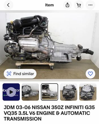 The JDM engine and tranny swapped in