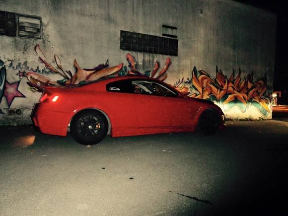 infiniti g35 , red , gtr body kit                        #g35#redcar#monbb#bodykit#gtrstyle#34#infiniti#car#passion#flash#sun#love2ride