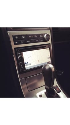 Installed double din