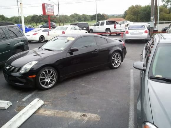 The day I bought the G35