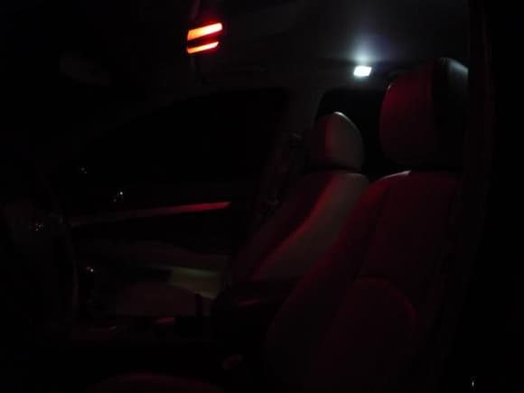 led interior lights.  pics came out dark!!!