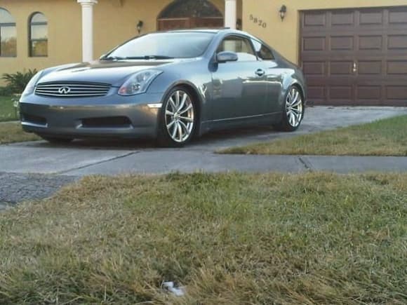 With G37 Rims.