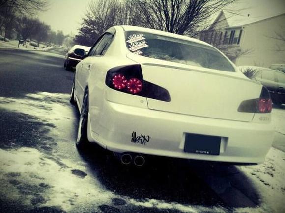 Tail light tint installed