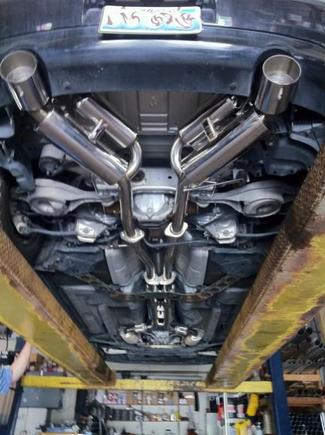 New HKS exhaust. (ok it MIGHT be a replica :P)