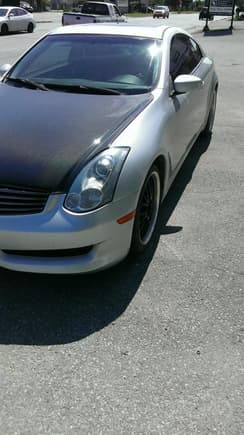 New carbon fiber hood I picked up yesterday in Barrie from another member.