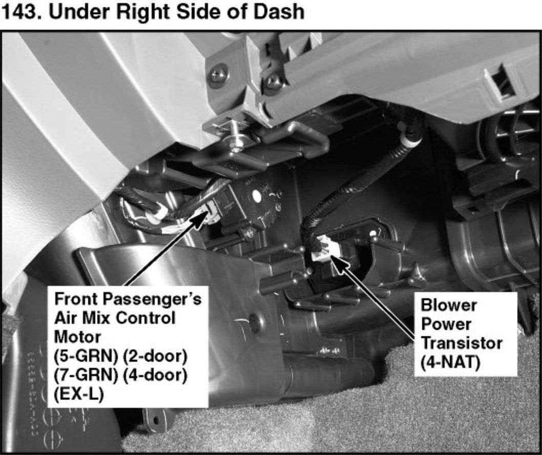 2006 Accord PassengerSide Air Mix Motor HondaTech Honda Forum