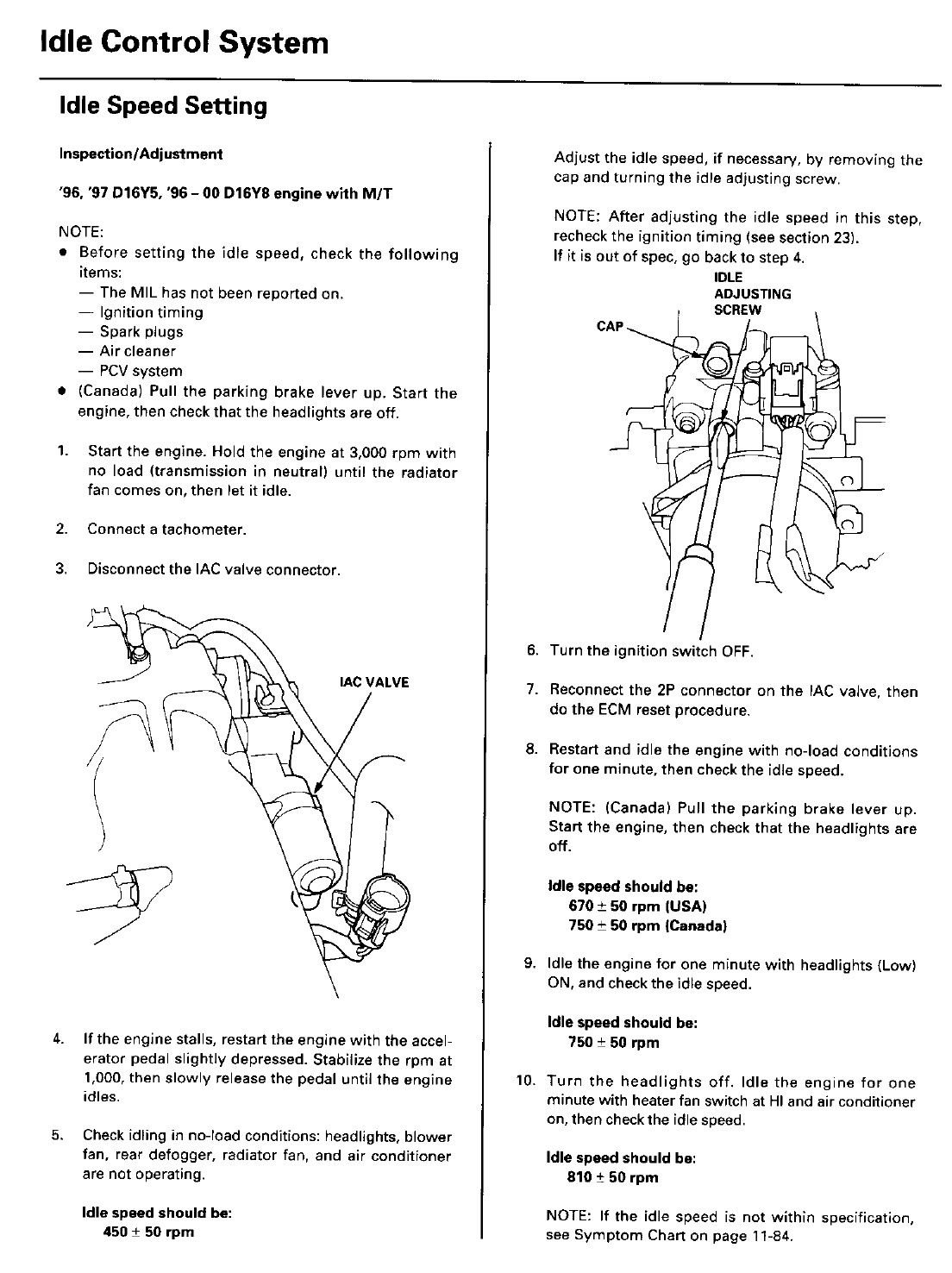 Surging / bouncing Idle HondaTech Honda Forum Discussion