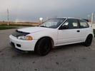 1992 honda civic hatchback with a B16a
