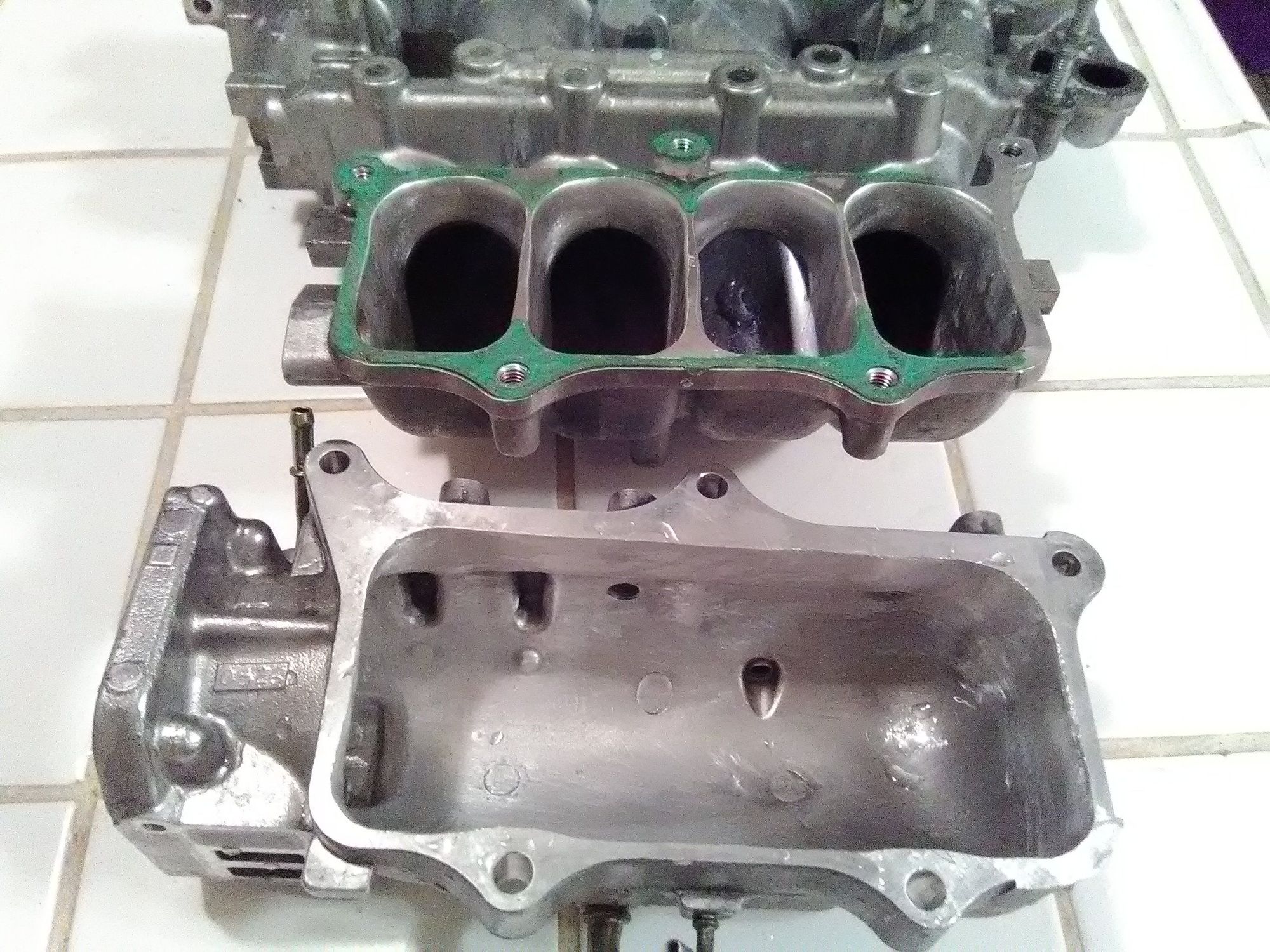 Ported h22 intake manifold for my h2b crx HondaTech Honda Forum