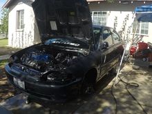 What’s up fellas I’m still around just been taking care of priority lately.. but yes it’s almost there .. still need a paint job but to start it up just need a radiator from speed factory.. 😪
