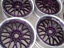 Painted candy purple