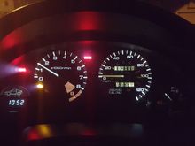 Installed led lights but couidnt make the led light fit on the lower left oddly.