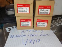 This is a sale for 4 units of brand new genuine JDM Honda Civic EK9 Type R PCTX Piston Set 0.25 Over Standard Bore Size....brand new just 1 has a small scuff on side  they go for 300 usually asking 225 obo