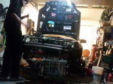 Finally the engine was out after afew hours