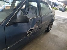 Got hit yesterday on the fwy. Semi turned into my lane. Dude took off and leff the scene. I had to rush home and give my 6yr old her rescue inhaler because she was so upset. Couldnt sleep last night bexause i kept thinking about all the awful things i wanted to do to the guy. 