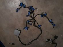 J32A2 pass side motor harness labled as best as we could get it.
