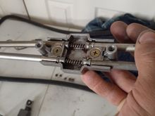 This is the cable that move the roof it was coverd in old grease with dirt and seized up this is after.