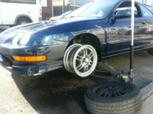 Brand new 16x8 +38 RPF1 wheels