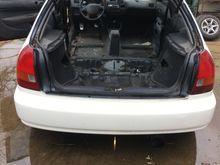 Seats out so can clean inside 