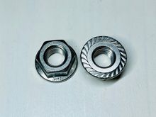 Serrated flanged nuts