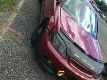 This is her at the track 
