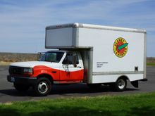 My Ford F-350 box truck, formerly a U-Haul, if you couldn’t guess.