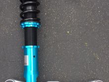 Megan Racing EZ Street II coilovers paired with Function 7 LCA’s