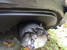 Purple powere'd the shit out of the bumper and its finally behaving. At this time , i went in the house and ordered a pizza