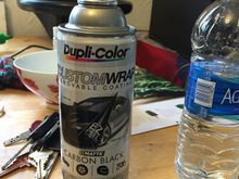 So today i decided to plastidip the lower part of the rear bumper, sounds easy enough eh?