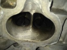 Guides had oil all over them. Also valve was open
