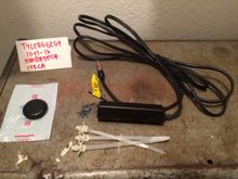 Use 3M tape to attach to your rear window or whichever window you choose...