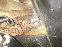 Primary install of the pedal
