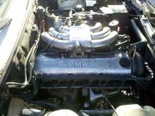 Engine bay after head rebuild and port and polish