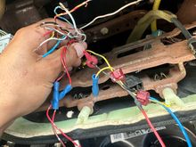 All the wires to my Actual harness.