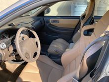 Whole interior retried in the fabric from the Braum seats. Surprisingly nice, if an acquired taste (bought it like this). 