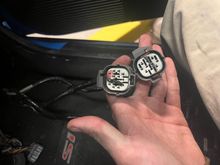 2 plugs i have no clue what for. came off of the wires that went from harness in the engine to the ecu