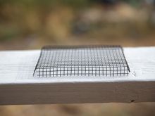 Each square is 1/8". I bend 2 on each side (1/4").