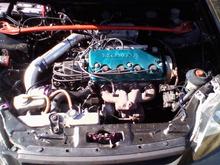 The Motor before Relocating The Battery And The Fuel Box